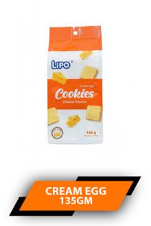 Lipo Cream Egg Cookies 135gm